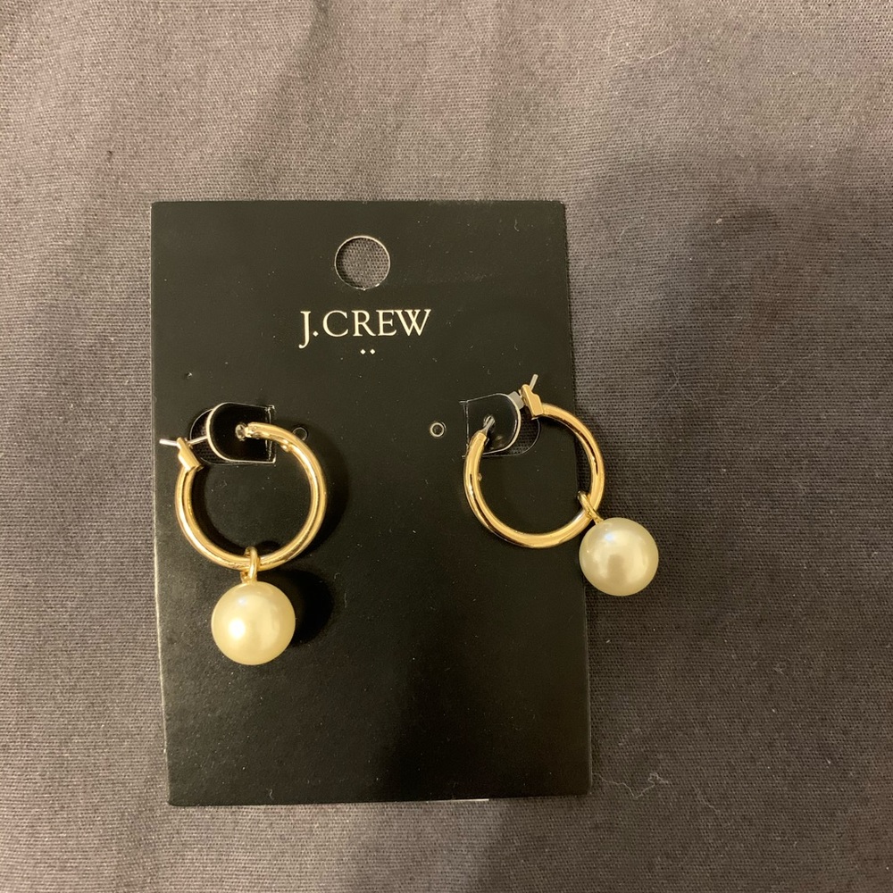 J. Crew brand new pearl earrings